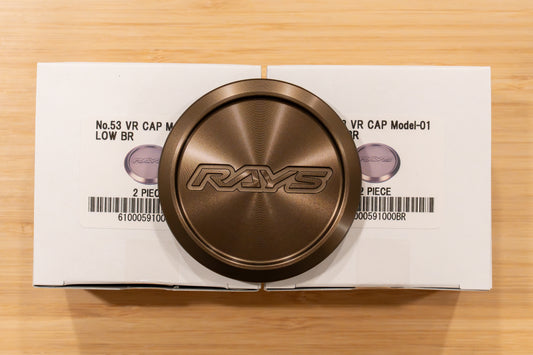 RAYS Volk Racing Model-01 VR Center Cap (No.53) - Bronze Almite BR (4 pcs)