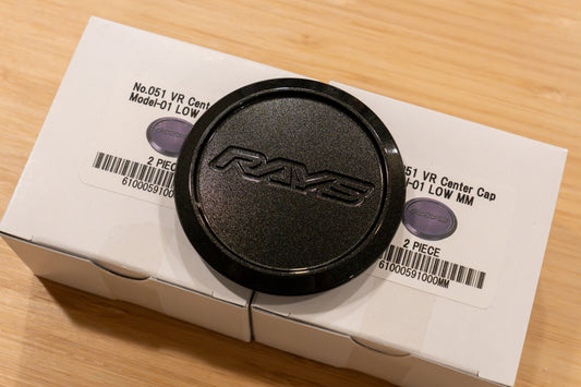 RAYS Volk Racing Model-01 VR Center Cap (No.51) - Diamond Dark Gunmetal MM (4 pcs)