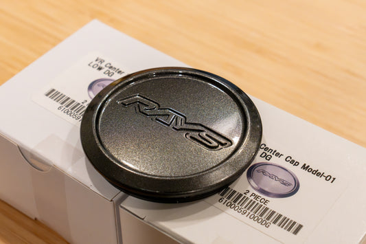 RAYS Volk Racing Model-01 VR Center Cap (No.78) - Dark Gunmetal DG (4 pcs)