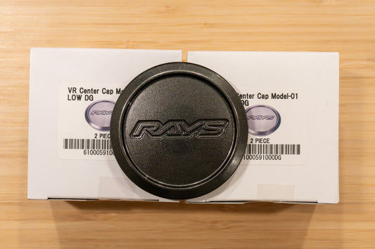 RAYS Volk Racing Model-01 VR Center Cap (No.78) - Dark Gunmetal DG (4 pcs)