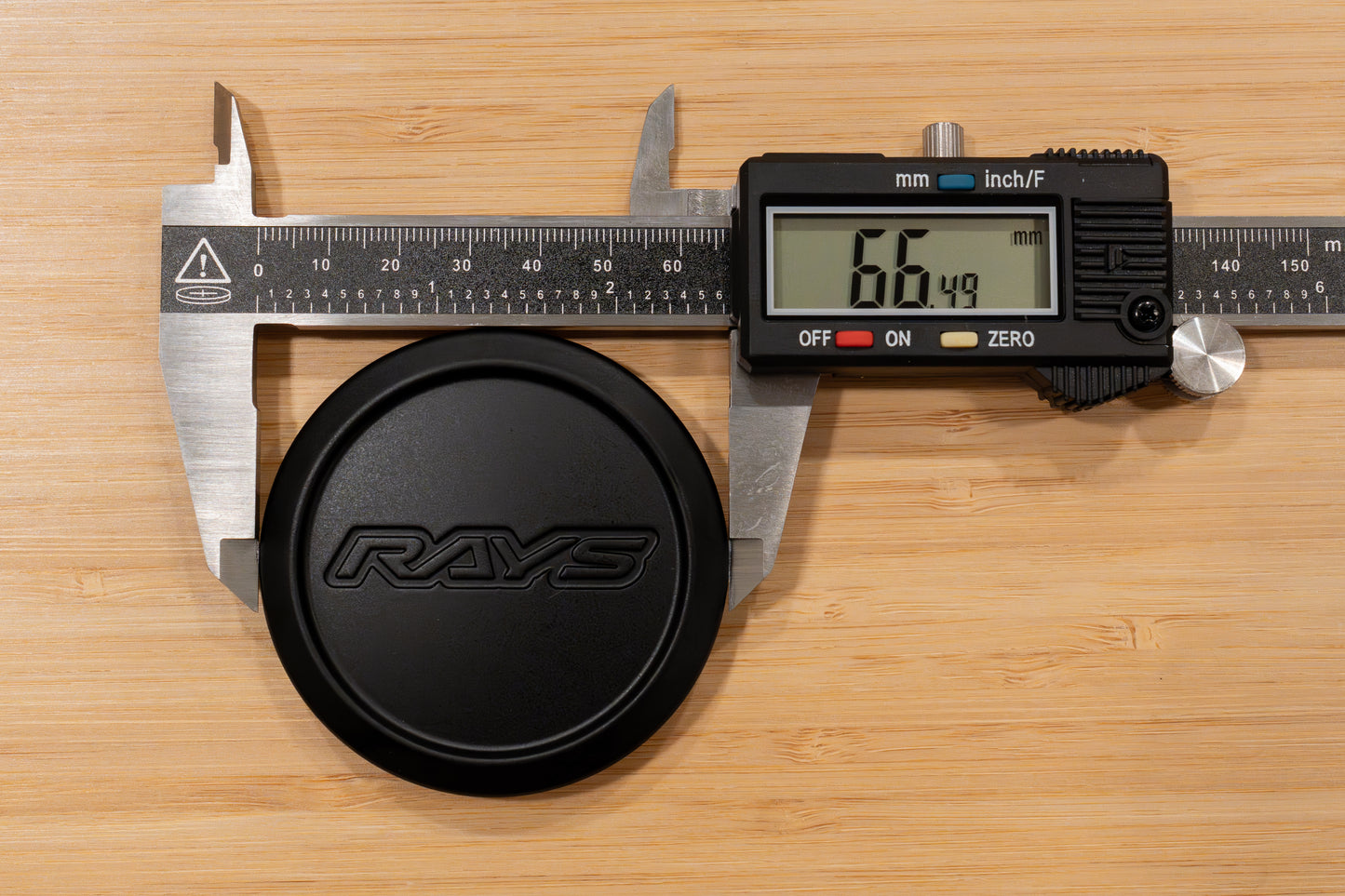 RAYS Volk Racing Model-01 VR Center Cap (No.90) - Matte Black MB (4 pcs)