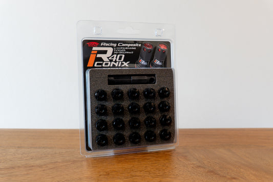 KYO-EI Racing Composite R40 iCONIX Aluminum Closed End Caps - M12x1.25 (20 caps)