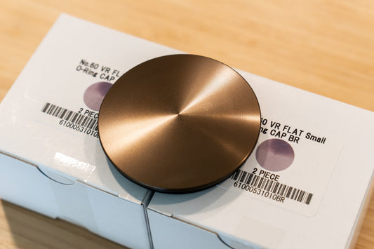 RAYS Volk Racing VR Flat Small O-Ring Center Cap (No.60) - Bronze BR (4 pcs)