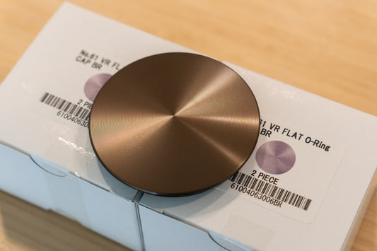 RAYS Volk Racing VR Flat O-Ring Center Cap (No.61) - Bronze Almite BR (4 pcs)