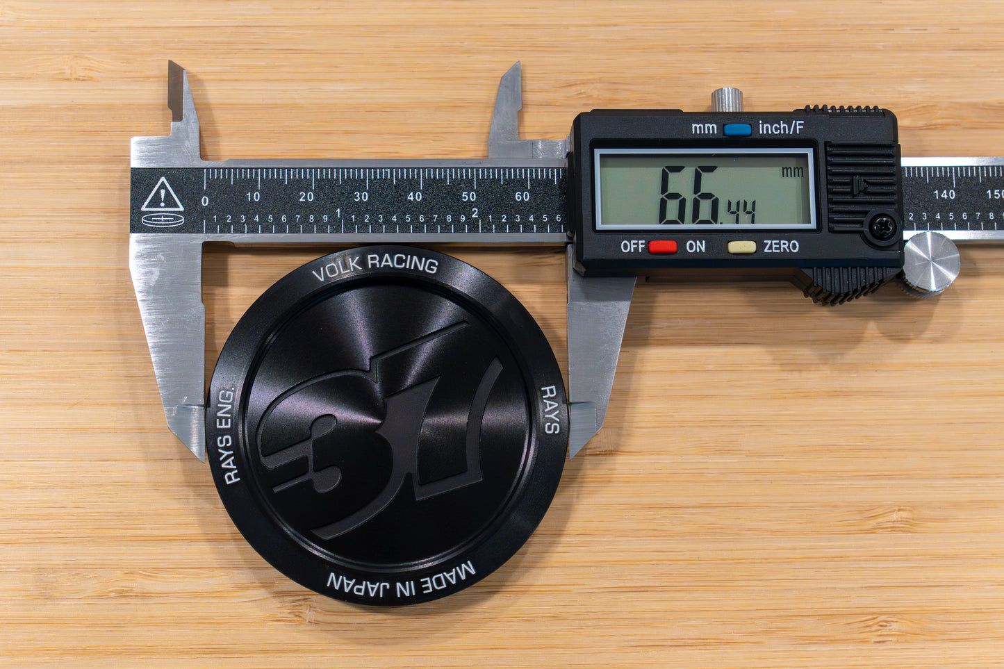 RAYS Volk Racing Model-37 VR Center Cap (No.94) - Black Almite (4 pcs)