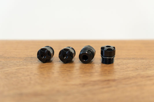 KYO-EI Racing Composite R40 iCONIX Aluminum Closed End Caps - M14x1.5 (4 caps)