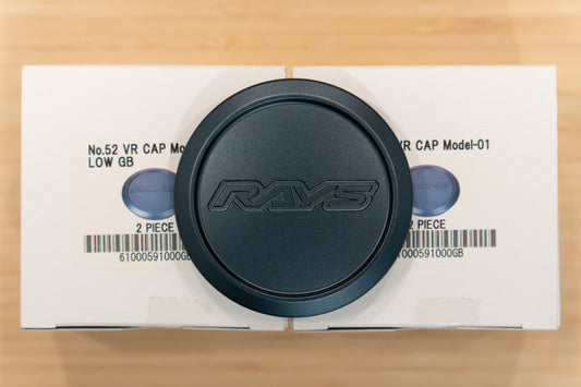 RAYS Volk Racing Model-01 VR Center Cap (No.52) - Matte Blue Gunmetal GB (4 pcs)