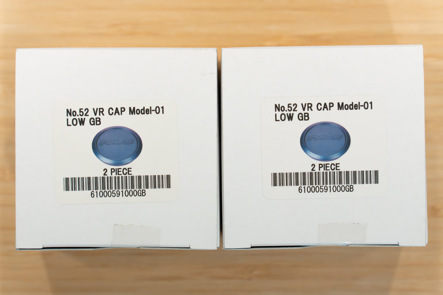 RAYS Volk Racing Model-01 VR Center Cap (No.52) - Matte Blue Gunmetal GB (4 pcs)