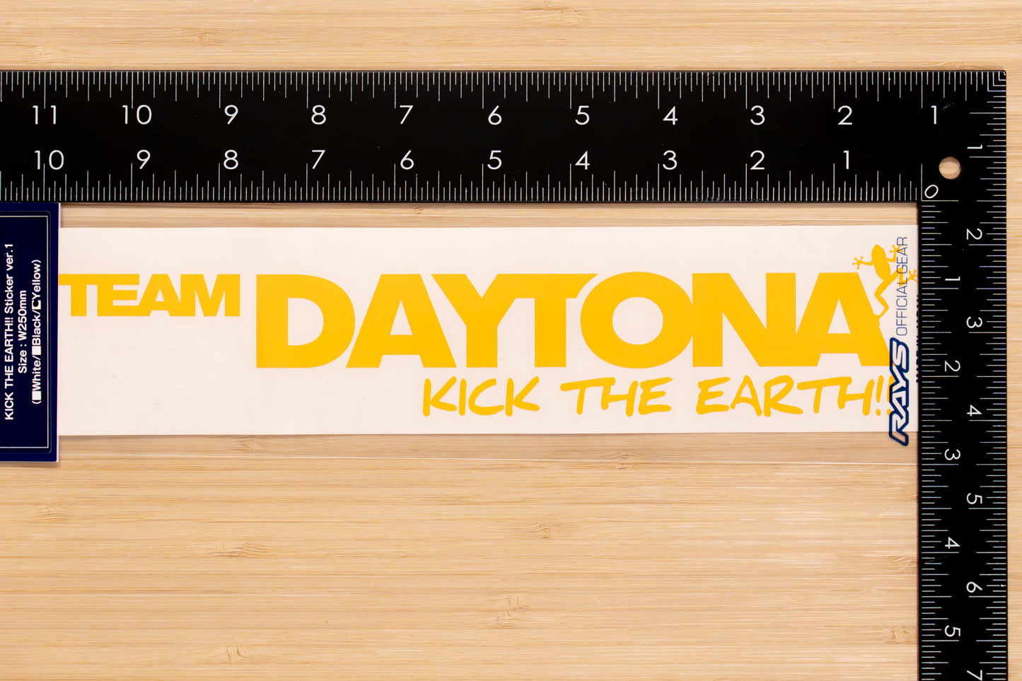 RAYS Team Daytona Brand Sticker (No.31) - 250 mm