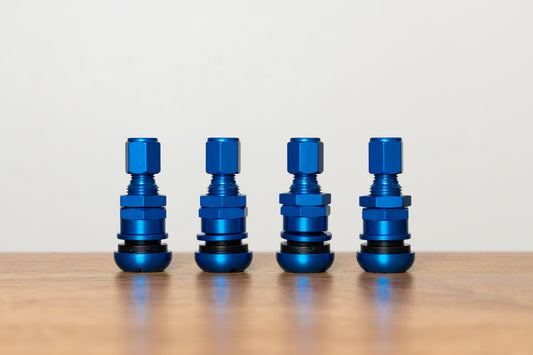 RAYS European Aluminum Air Valve (No.54) Anodized - BLUE