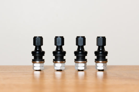 RAYS Inside Aluminum Air Valve (No.61) Anodized - BLACK