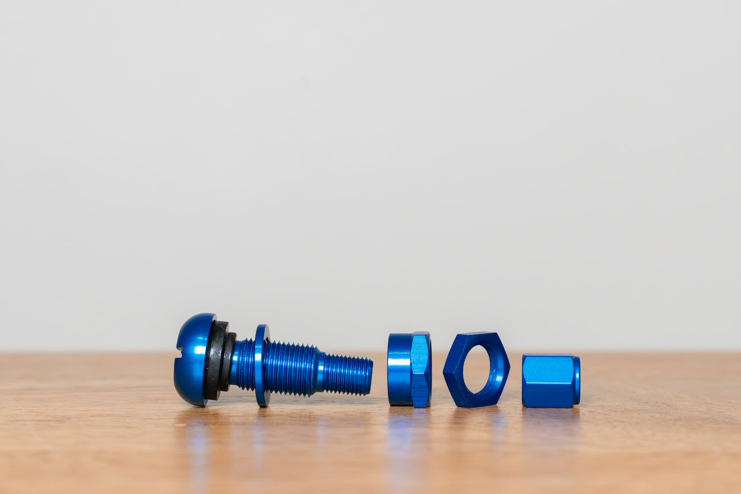 RAYS European Aluminum Air Valve (No.54) Anodized - BLUE