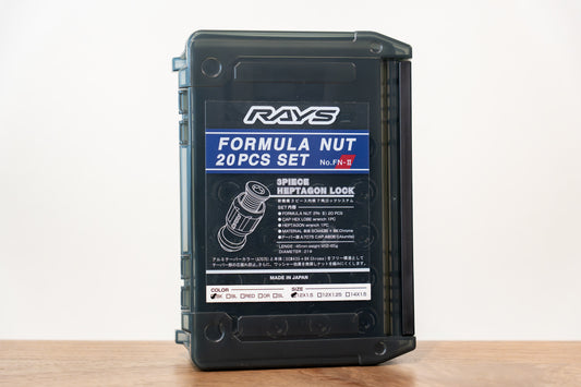 RAYS Formula Nut Set L45 (FN-II) - M12 x 1.5 - 20 Lug Set