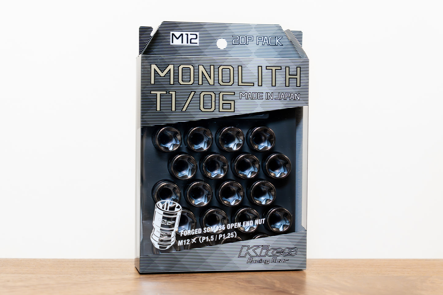 KYO-EI Project Kics Monolith T1/06 (Capless) - M12x1.25 - 20 Lug Set