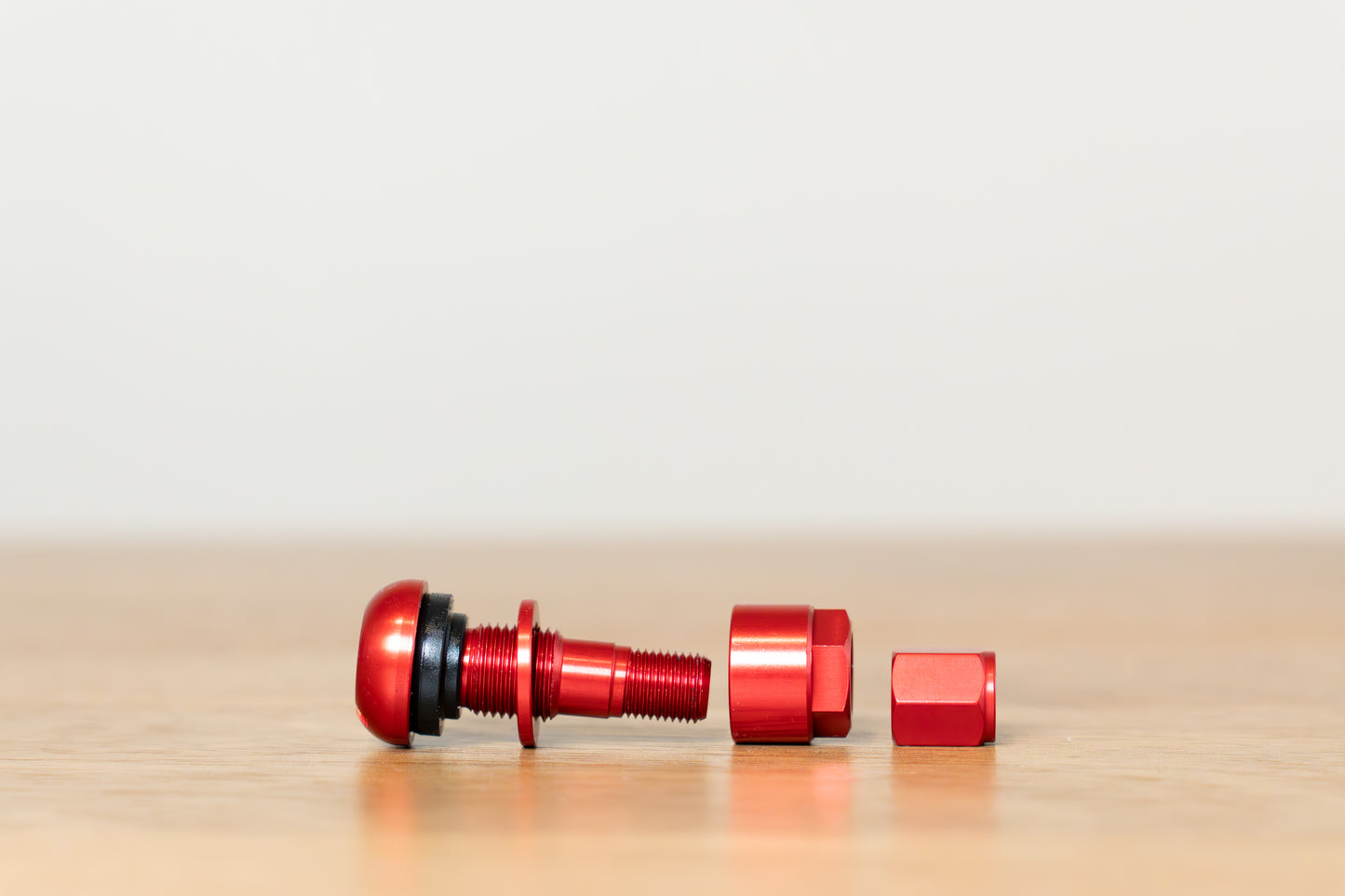 RAYS Hi-Speed Air Control Valve Set - RED (4 valves)