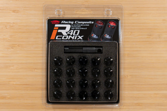 KYO-EI Racing Composite R40 iCONIX Aluminum Closed End Caps - M12x1.25 (20 caps)