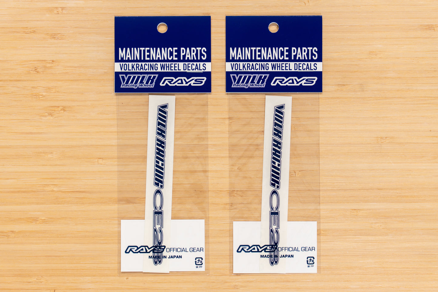 RAYS CE28N Wheel Repair Sticker (No.12) - 14/15 Inch - BLUE