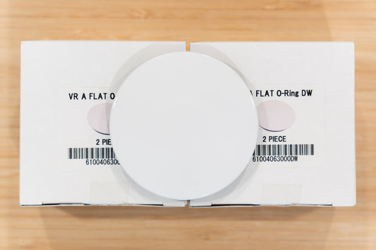 RAYS Volk Racing VR A Flat O-Ring Center Cap - Dash White DW (4 pcs)