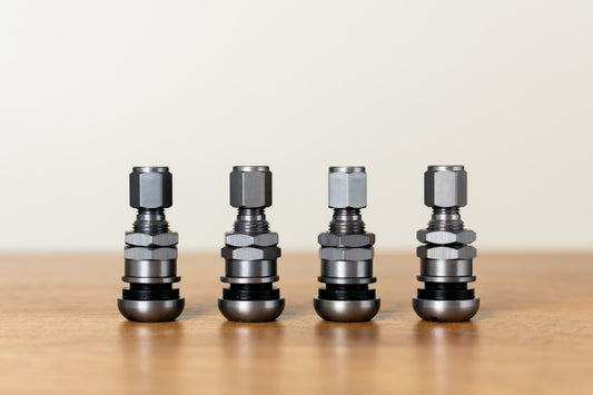 RAYS European Aluminum Air Valve (No.48) Anodized - GUNMETAL