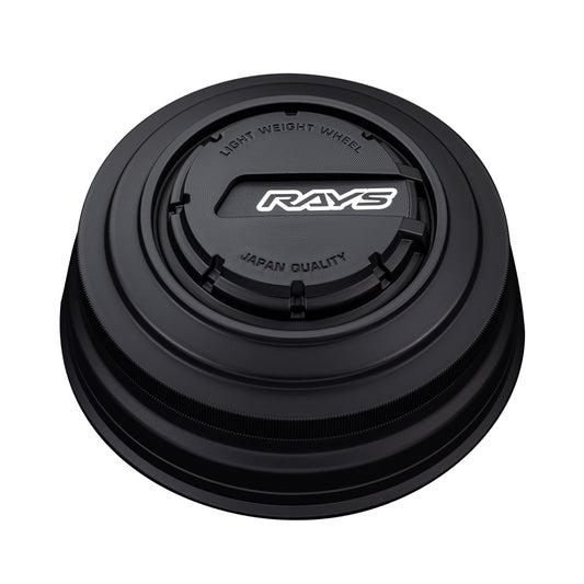 RAYS 4x4 LPS Center Cap (No.112) - 112mm bore - Matte Black / Black (Set of 4)
