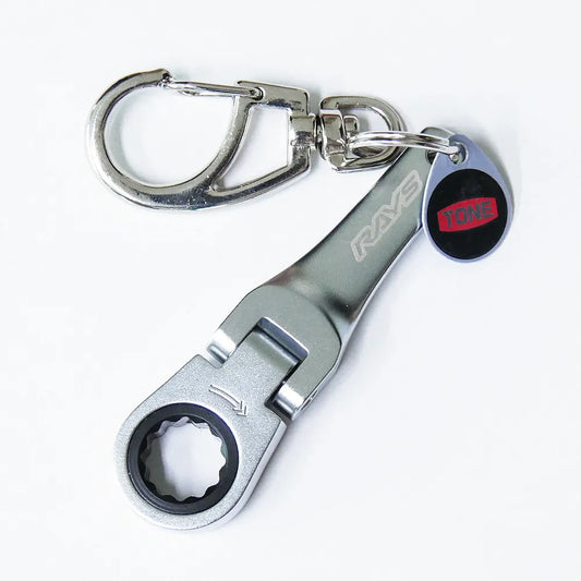 RAYS x TONE 10mm Ratchet Wrench Key Chain