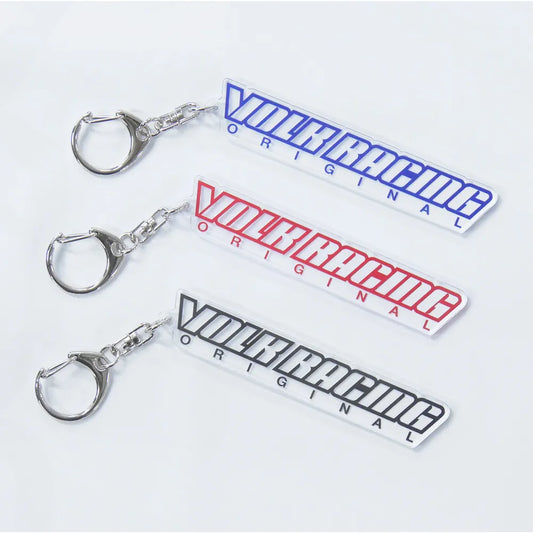 RAYS Volk Racing Logo Acrylic Key Chain (English)