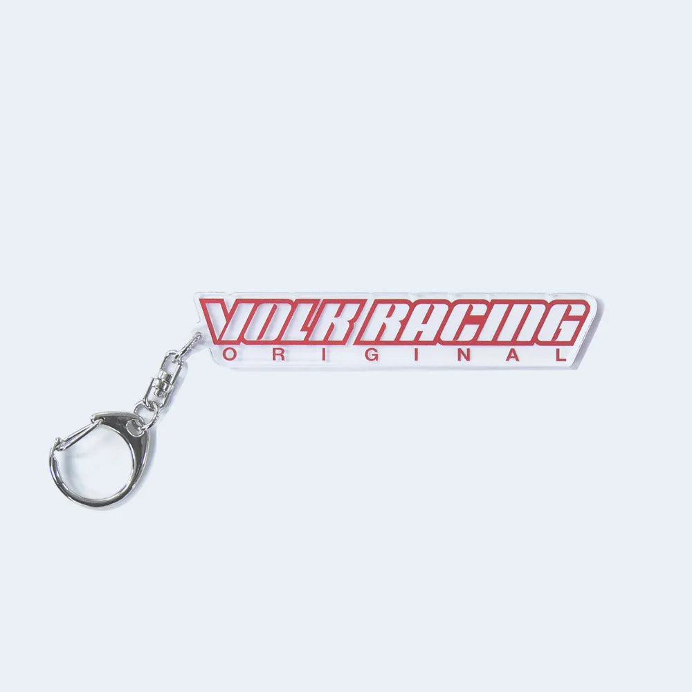 RAYS Volk Racing Logo Acrylic Key Chain (English)