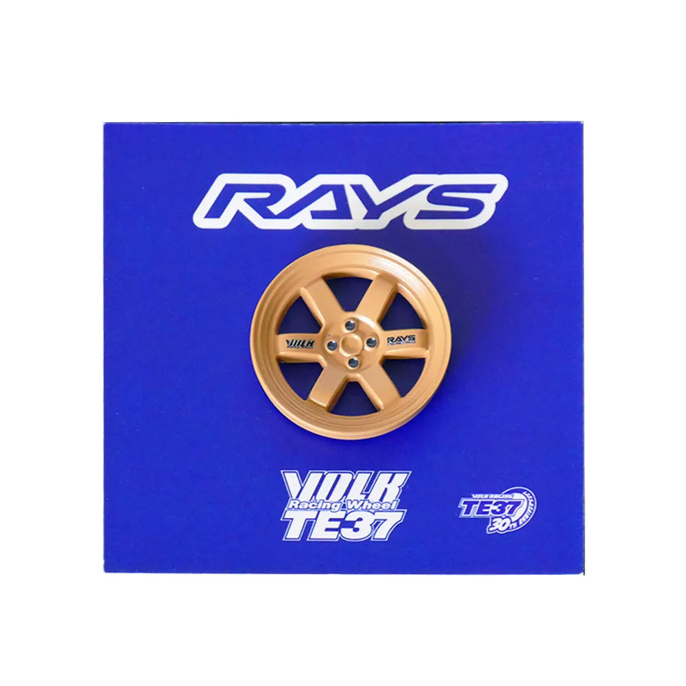 RAYS x Leen Customs TE37 30th Anniversary Pin Badge