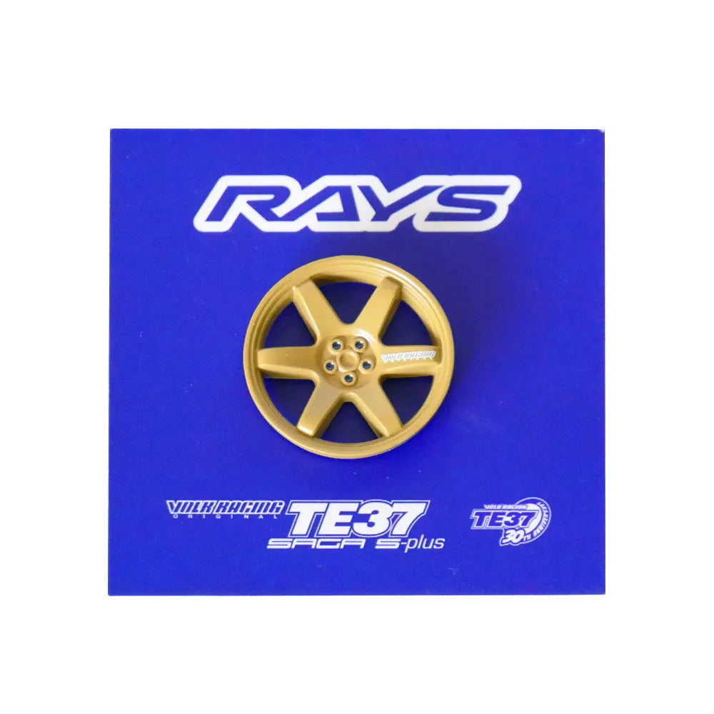 RAYS x Leen Customs TE37 30th Anniversary Pin Badge