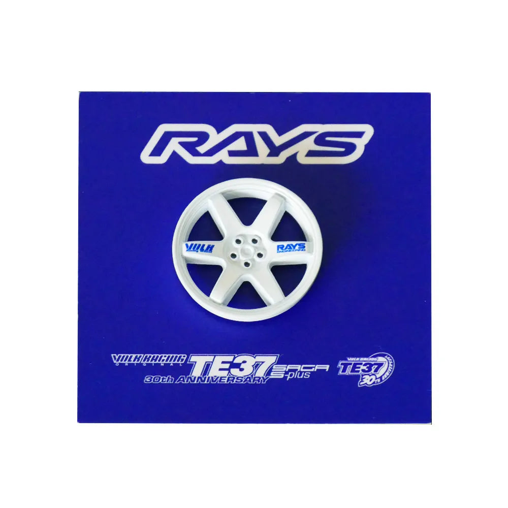 RAYS x Leen Customs TE37 30th Anniversary Pin Badge