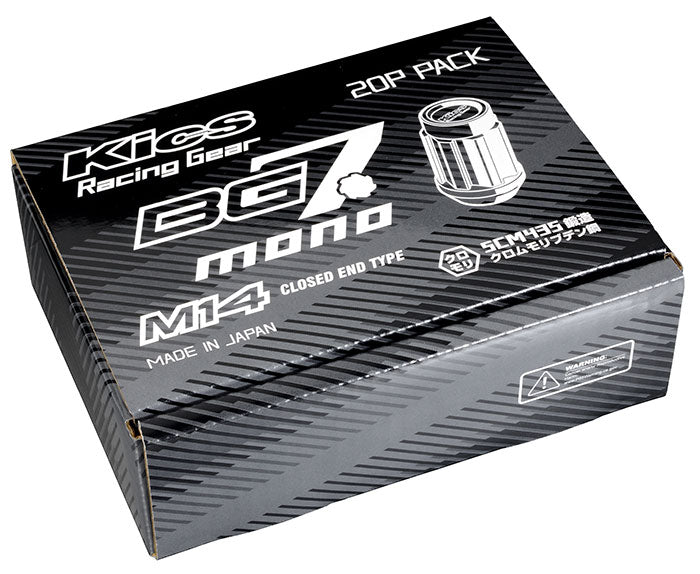 KYO-EI Project Kics BG7 Mono M14 Closed End Type - M14x1.5 - 20 Lug Set