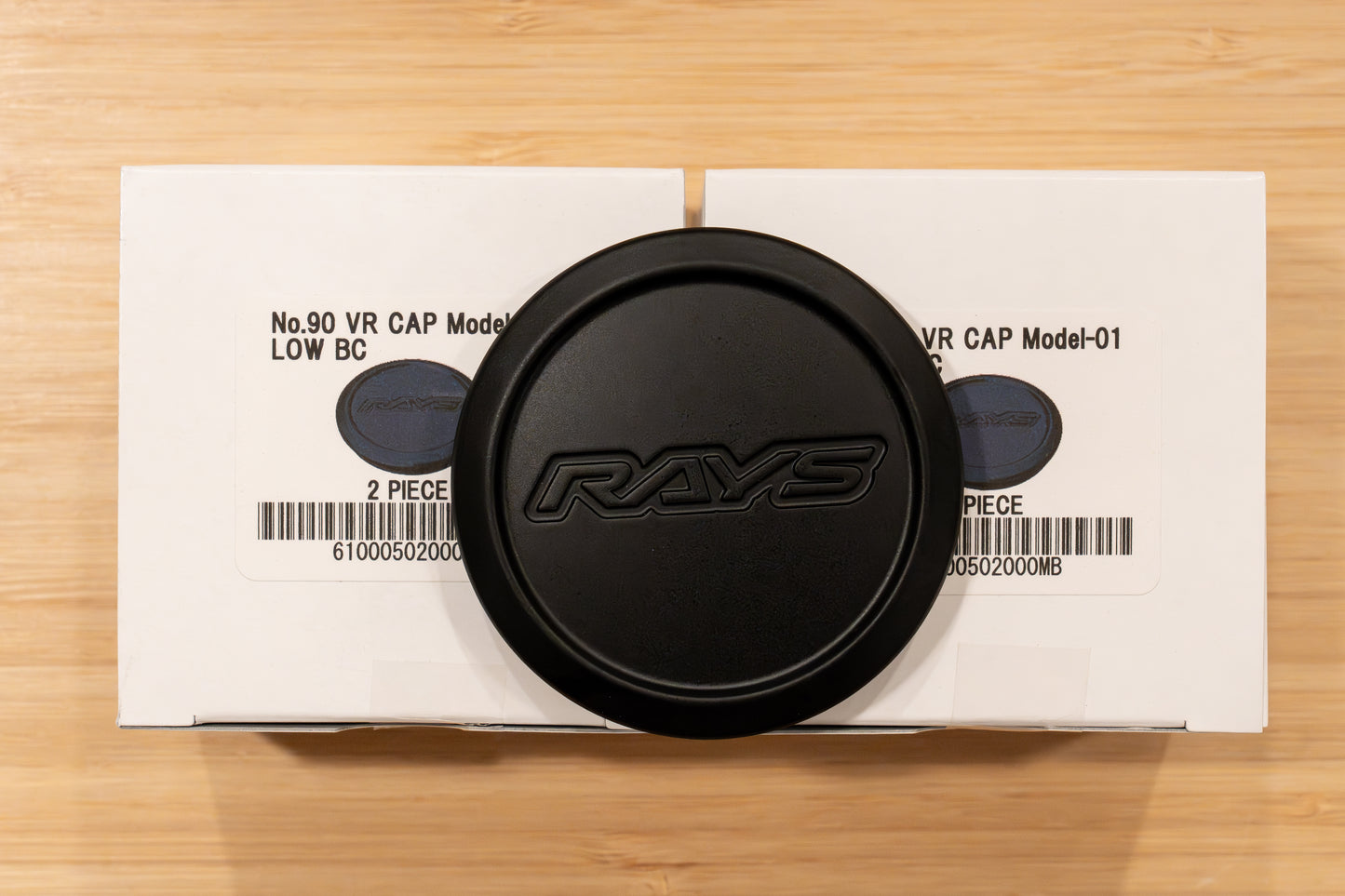 RAYS Volk Racing Model-01 VR Center Cap (No.90) - Matte Black MB (4 pcs)
