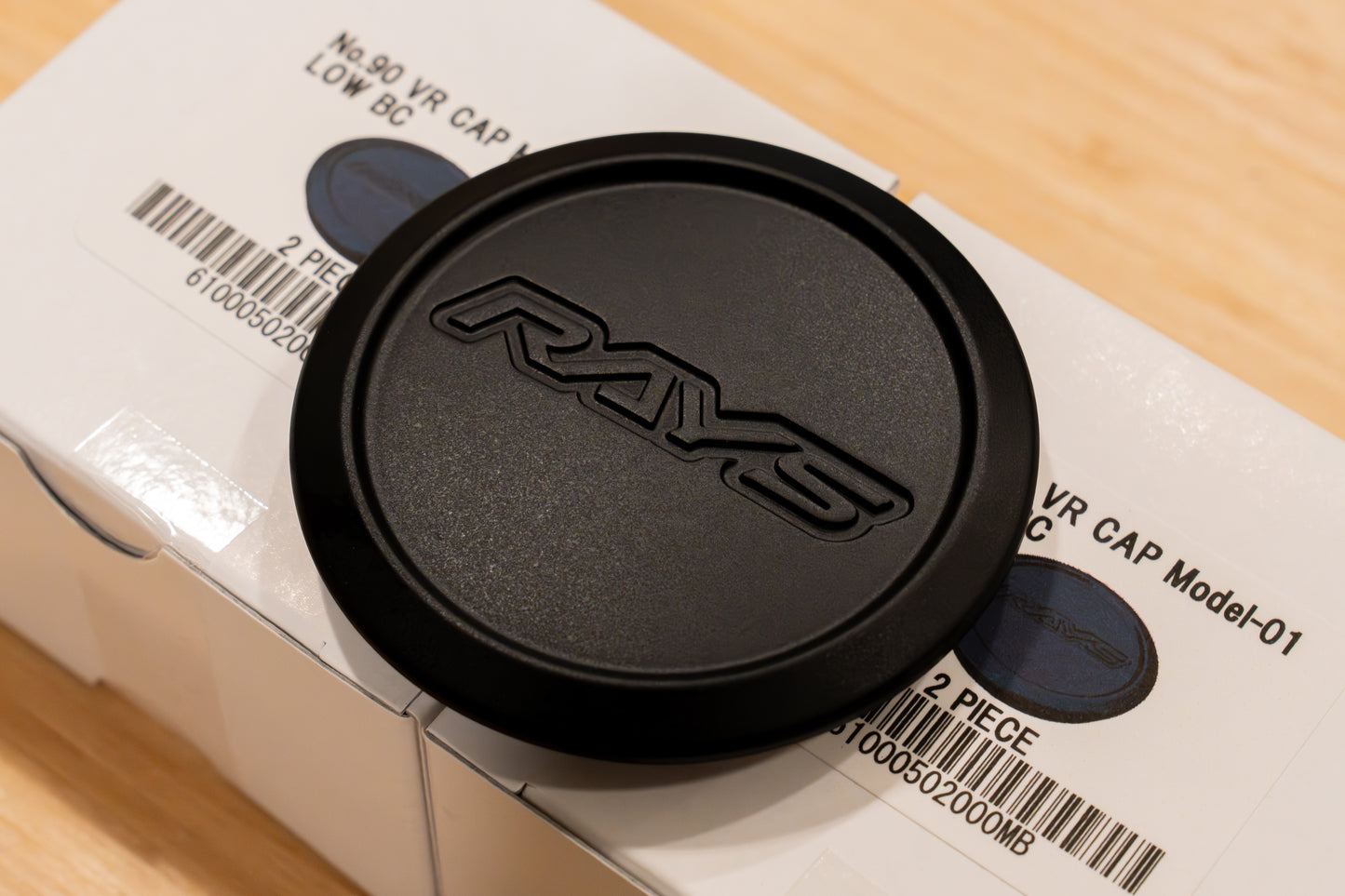 RAYS Volk Racing Model-01 VR Center Cap (No.90) - Matte Black MB (4 pcs)