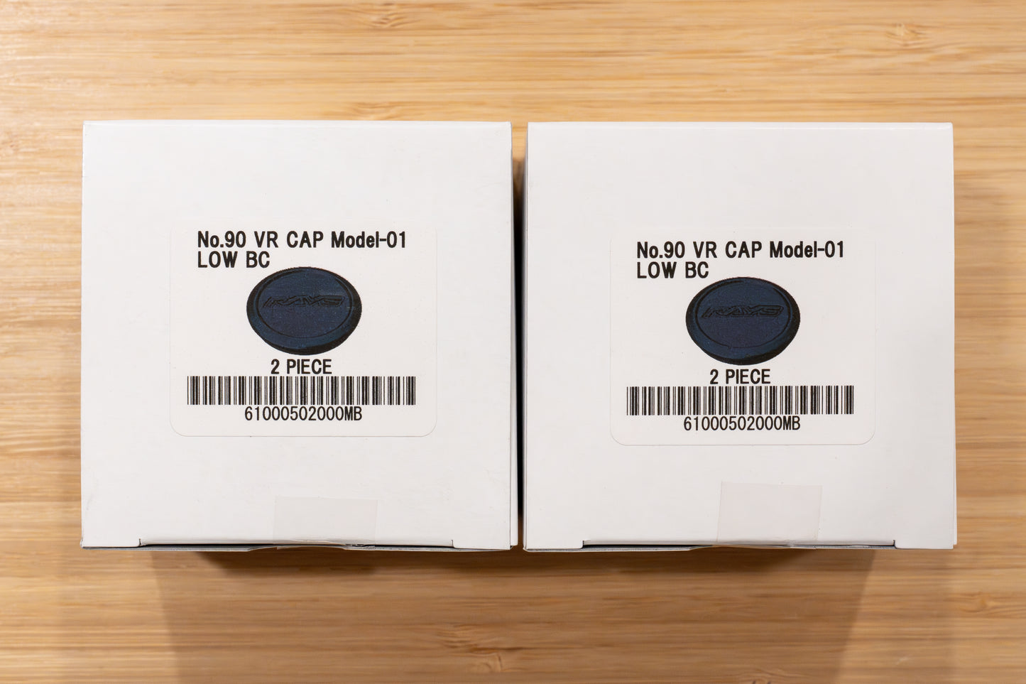 RAYS Volk Racing Model-01 VR Center Cap (No.90) - Matte Black MB (4 pcs)