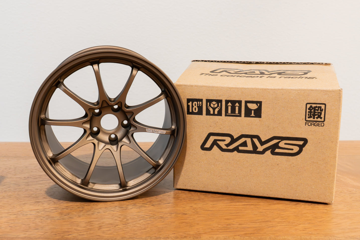 Genuine RAYS Official Gear, Volk Racing CE28N-Plus, 1/4 Scale - Bronze