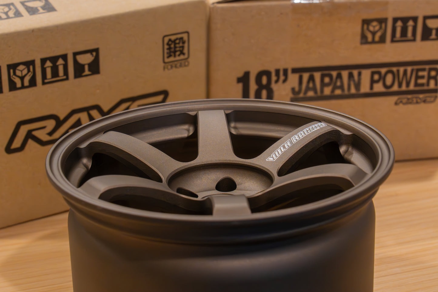 Genuine RAYS Official Gear, Volk Racing TE37 Saga S-Plus, 1/4 Scale - Bronze