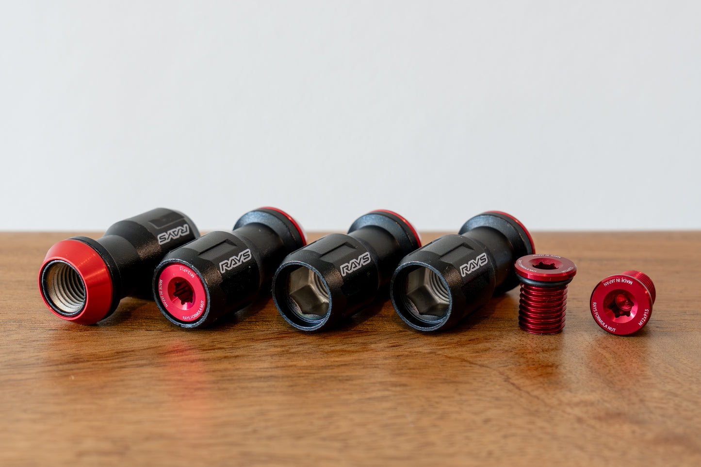 RAYS Formula Nut Set L45 (FN-II) - M12 x 1.5 - 4 Single Lugs