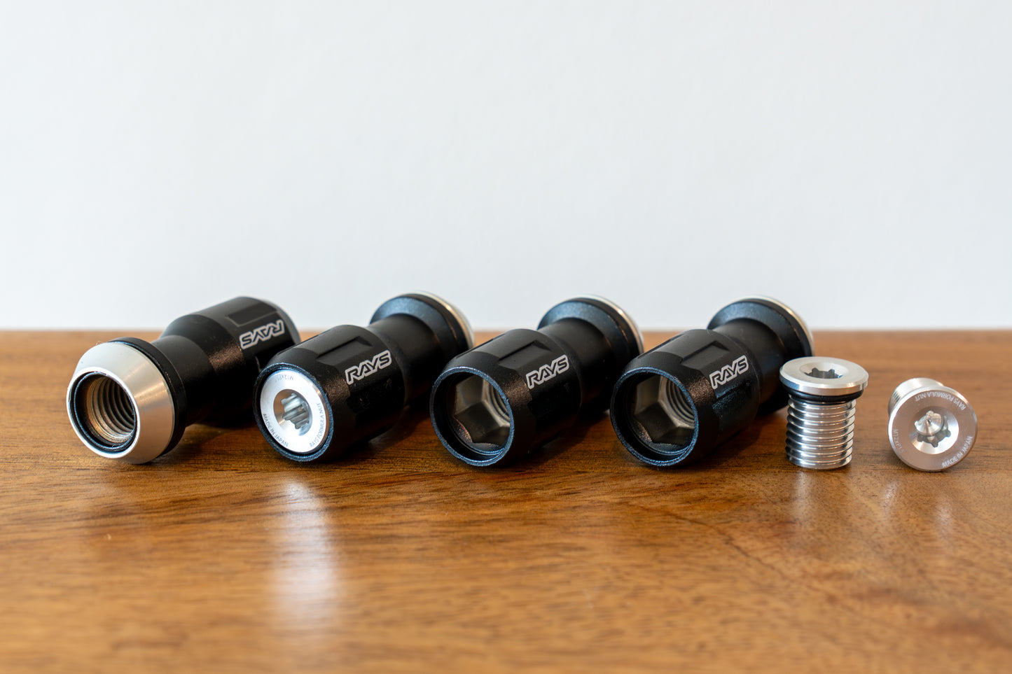 RAYS Formula Nut Set L45 (FN-II) - M12 x 1.5 - 4 Single Lugs