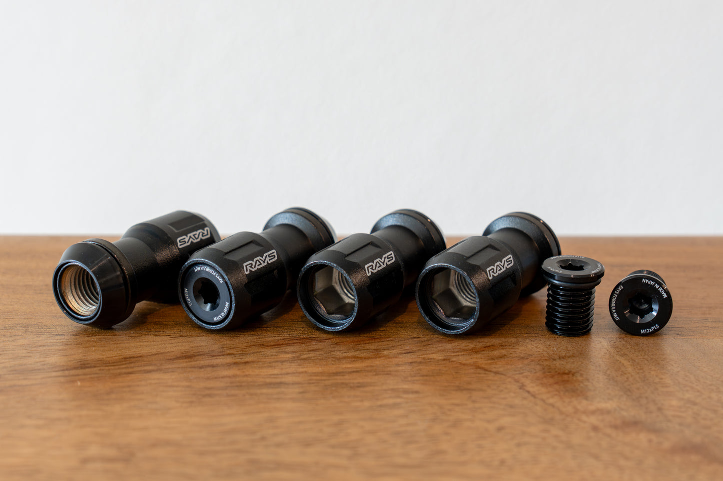 RAYS Formula Nut Set L45 (FN-II) - M12 x 1.5 - 4 Single Lugs