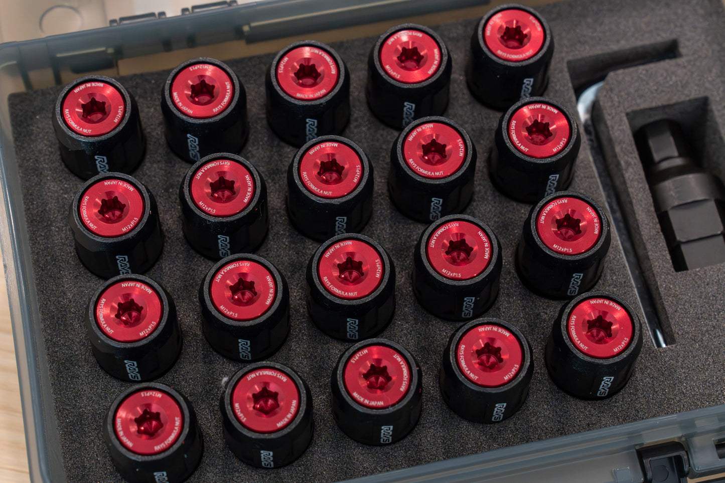 RAYS Formula Nut Set L45 (FN-II) - M12 x 1.5 - 20 Lug Set