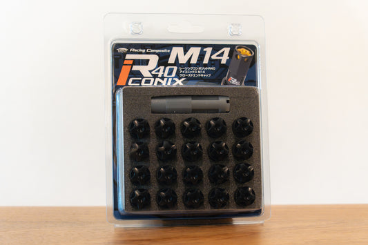 KYO-EI Racing Composite R40 iCONIX Aluminum Closed End Caps - M14x1.5 (20 caps)