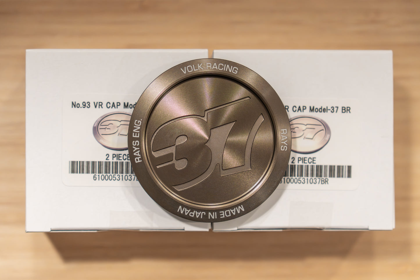 RAYS Volk Racing Model-37 VR Center Cap (No.93) - Bronze BR (4 pcs)