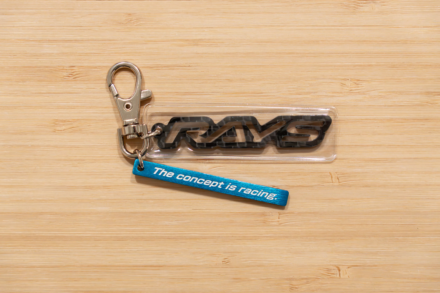 RAYS Carbon Fiber Key Chain