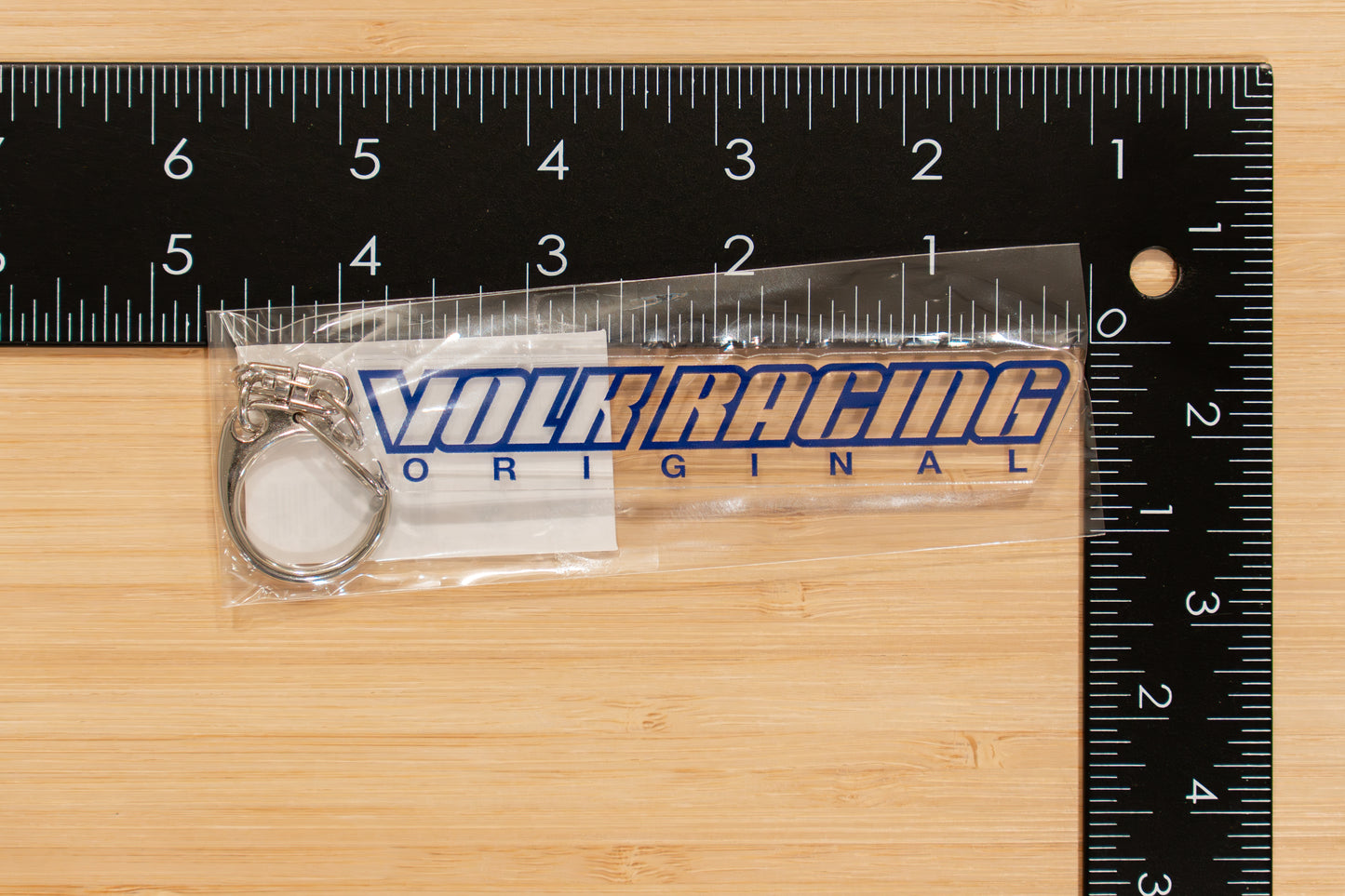 RAYS Volk Racing Logo Acrylic Key Chain (English)