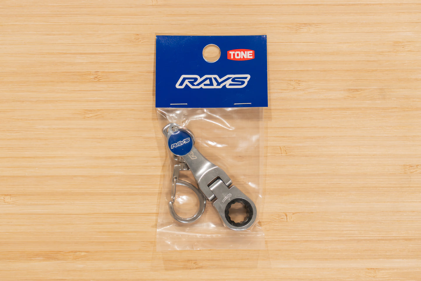 RAYS x TONE 10mm Ratchet Wrench Key Chain
