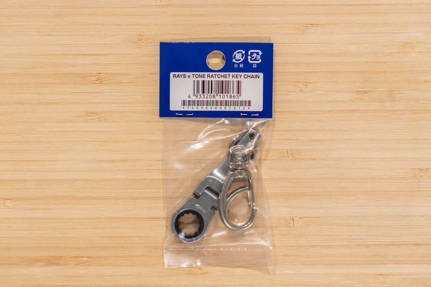 RAYS x TONE 10mm Ratchet Wrench Key Chain