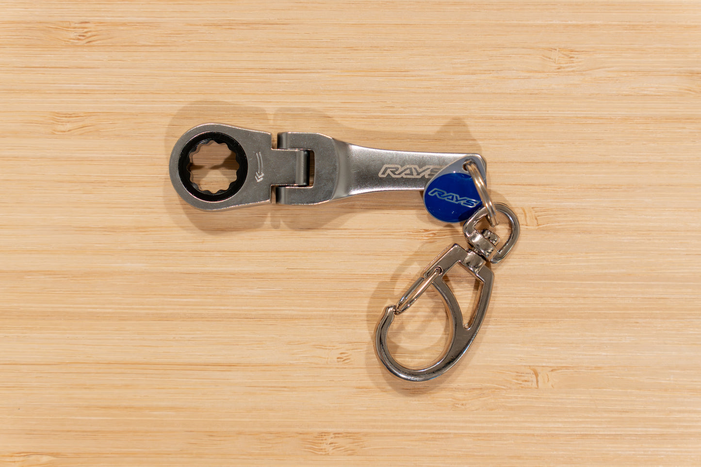 RAYS x TONE 10mm Ratchet Wrench Key Chain