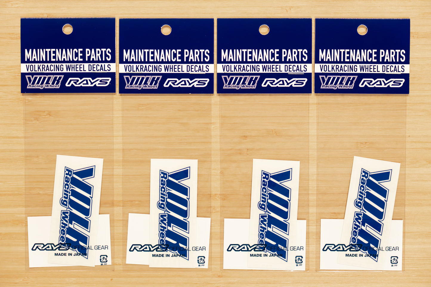 RAYS Volk Racing TE37 Wheel Spoke Sticker (No.16) - BLUE