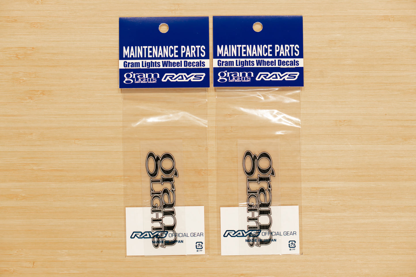 RAYS gramLIGHTS Wheel Repair Rim Sticker, 80mm (No.3) - BLACK