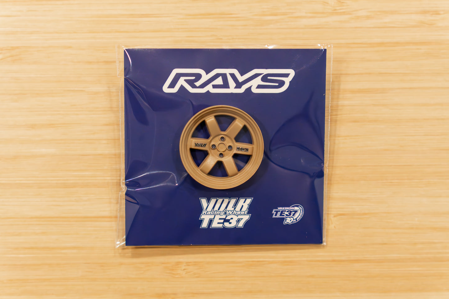 RAYS x Leen Customs TE37 30th Anniversary Pin Badge